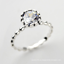 Joyería de la plata esterlina 925 Joyería al por mayor nuevo modelo 925 anillo de diamante de la plata esterlina